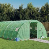 VidaXL Seră cu cadru din oțel, verde, 24 m&sup2;, 6x4x2 m