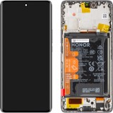 Display cu Touchscreen Honor X50, cu Rama si Acumulator, Argintiu, Service Pack 0235AGJH