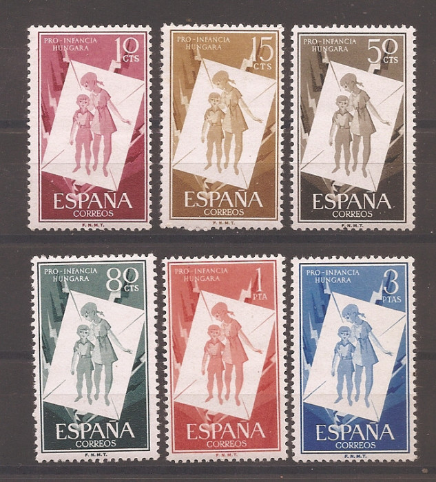 Spania 1956 - Pentru tineretul maghiar, MNH