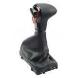 Nuca si manson din piele, pentru schimbator de viteze cutie automata, compatibil cu Audi A3, A4, A5, A6, Q5, Q7 S-line - Piele Perforata
