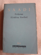 Saadi - Golestan (Gradina florilor ) foto