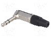 Conector jack, Jack 6,3mm, 3 contacte, tata, CLIFF - SEP/3C (FM1098)