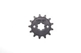 Pinion Fata Transmisie Moto 13 Dinti Pas 420, Diametru 57mm, 6 Freze
