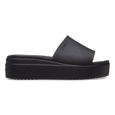 Papuci Crocs Brooklyn Slide Negru - Black foto