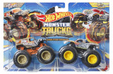 HOT WHEELS MONSTER TRUCK SET 2 MASINI SCARA 1 LA 64 HW SAFARI SI WILD STREAK, Mattel