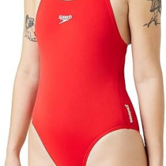 Costum de baie Speedo Essentials Endurance+ Medalilist pentru femei, rosu, Marimea 42 - NOU