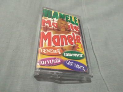 CASETA AUDIO MANELE ,MANELE,MANELE 3 ORIGI8NALA foto