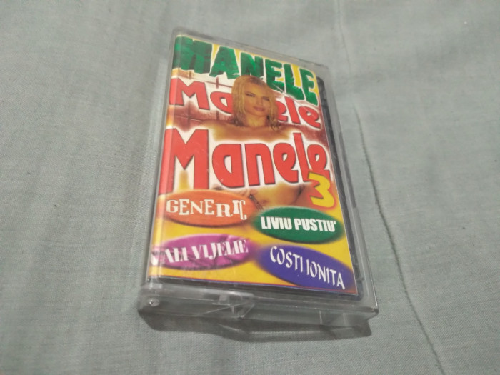 CASETA AUDIO MANELE ,MANELE,MANELE 3 ORIGI8NALA