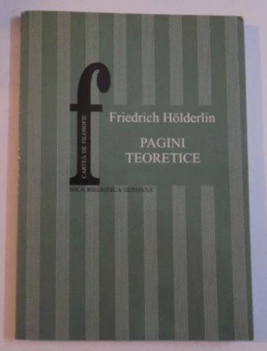 Pagini teoretice Friedrich Holderlin