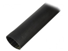 Manșon termocontractabil cu adeziv 19mm 1,22m negru