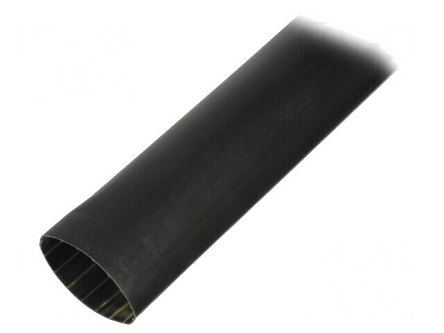 Manșon termocontractabil cu adeziv 19mm 1,22m negru