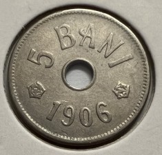 5 Bani 1906 Cu-Ni, Romania foto