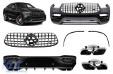 Pachetul GLE63 A Design potrivit pentru Mercedes GLE Coupe C167 dupa 2019 pentru modelul echipat cu bara spate A Design line Performance AutoTuning
