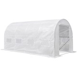 Cort din folie 200x300x450 cm cadru + folie alb