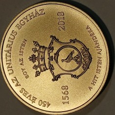 Moneda comemorativa 2000 forinti Ungaria 2017 foto