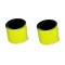 Set 2x Banda reflectorizanta, galbena cu sistem autoblocare, 30 x 3 cm