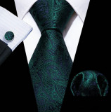 Set cravata + batista + butoni - matase - model 545