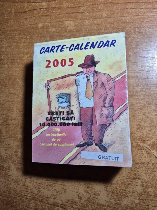 carte calendar - din anul 2005