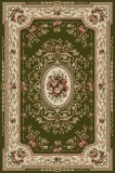 Cumpara ieftin Covor Model Lotos 568-310, Marime 50 x 80 cm, Verde, Inaltime Fir 8 mm, Antialergic, Polipropilena, Living, Dormitor, Sufragerie, Birou