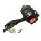 Bloc semnalizare cu maneta frana universal scuter-moped, prindere 22mm