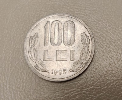 Rom&amp;acirc;nia - 100 lei (1993) monedă s013 foto