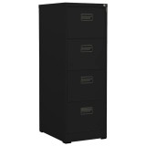 Cumpara ieftin Fiset, negru, 46x62x133 cm, otel