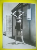HOPCT 545 L - FOTOGRAFIE VECHE-D= 18 / 13 CM -MODA LA PLAJA -MODA IN LUME-SUA -1947-FOTO NEW YORK TIMES PHOTOS 1947