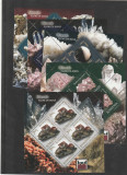 Romania 2010-Minerale,coli mici 4 timbre,dantelate , MNH, Arheologie, Nestampilat
