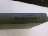 Nachtrage aus Hampsted - Elias Canetti