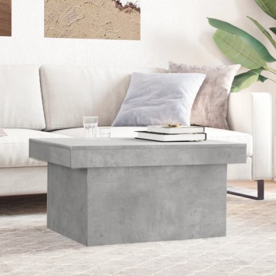 Gossi masuta de cafea, gri beton, 100x55x40 cm, lemn prelucrat foto