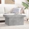 Gossi masuta de cafea, gri beton, 100x55x40 cm, lemn prelucrat