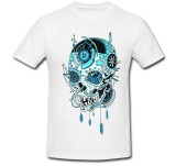 Cumpara ieftin Tricou &quot; Robotic skull art &quot;