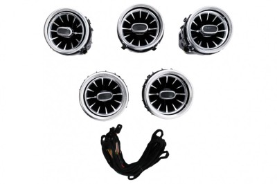 Grile de aerisire Consola Centrala 64 culori Mercedes C-Class W205 GLC SUV X253 W253 (2014-2018) Performance AutoTuning foto