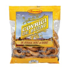 Bax 21 Pungi Covrigi de Buzau cu Mix de Seminte Boromir, 200 g, Covrigei Boromir, Covrigi Boromir, Covrigi cu Seminte, Covrigei cu Seminte, Covrigi cu foto