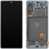 Cumpara ieftin Display cu Touchscreen Samsung Galaxy S20 FE 5G G781, cu Rama, Verde (Cloud Mint), Service Pack GH82-24214D