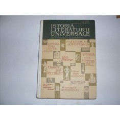 Istoria Literaturii Universale - Colectiv , 20924