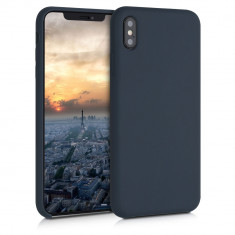 Husa pentru Apple iPhone XS Max, Silicon, Albastru, 45909.186