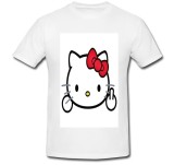 Tricou &quot; Hello Kitty, fuck you &quot;