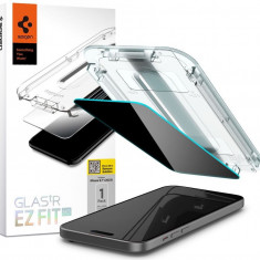 Folie de protectie Spigen Glas.TR EZ FIT pentru Apple iPhone 15 Pro Privacy