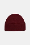 Armani Exchange căciulă din amestec de l&acirc;nă culoarea bordo, XM001534 AF14008
