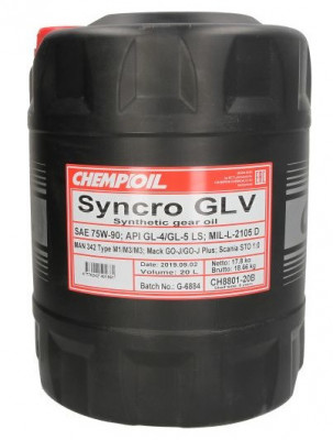 Ulei Transmisie Chempoil CH S. GLV 75W90 LS 20L PL foto