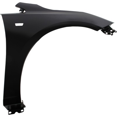 Aripa fata Opel Corsa E, 11.2014-, parte montare dreapta, cu gaura semnalizator, 55B202, Aftermarket foto