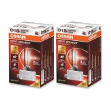 Set 2 Becuri Xenon D1S OSRAM Xenarc Night Breaker 220 (+220%) - Performanta si Simetrie