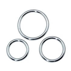 Inele pentru penis - Toyz4Lovers Penis Tare ca Otelul Set de Inele de Penis din Metal foto
