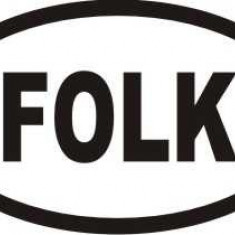 Sticker Auto Folk Oval