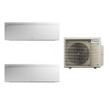 Aparat de aer conditionat multisplit Daikin Bluevolution cu doua unitati interne Emura White 7000 si 9000 BTU, Unitate Externa 14000 BTU