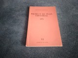 EDITURA TEHNICA - PROIECT DE PLAN EDITORIAL 1971