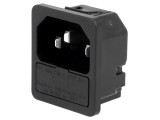 Conector Alimentare AC Tată 10A 250V IEC 60320