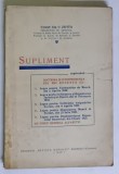 SUPLIMENT , CUPRIZAND LEGEA ASUPRA CONTRACTELOR DE MUNCA , DIN 5 APRILIE 1929 ... LEGEA PENTRU REGLEMENTAREA REPAUZULUI DUMINICAL , DIN 8 IUNIE 1925 d
