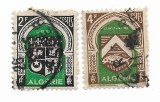 Algeria - Steme diverse, 1947-1949 - valori obliterate
